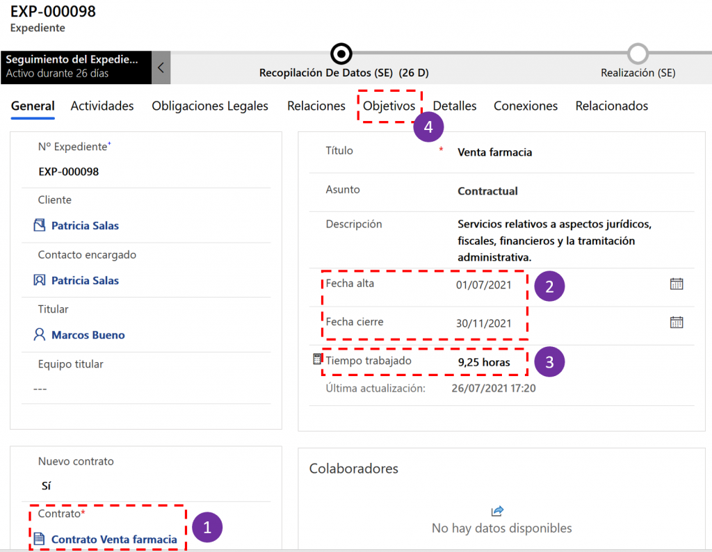 Mejora el control de Expedientes con la función Objetivos de iusUp