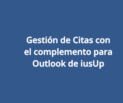Gestión de Citas con el complemento para Outlook de iusUp