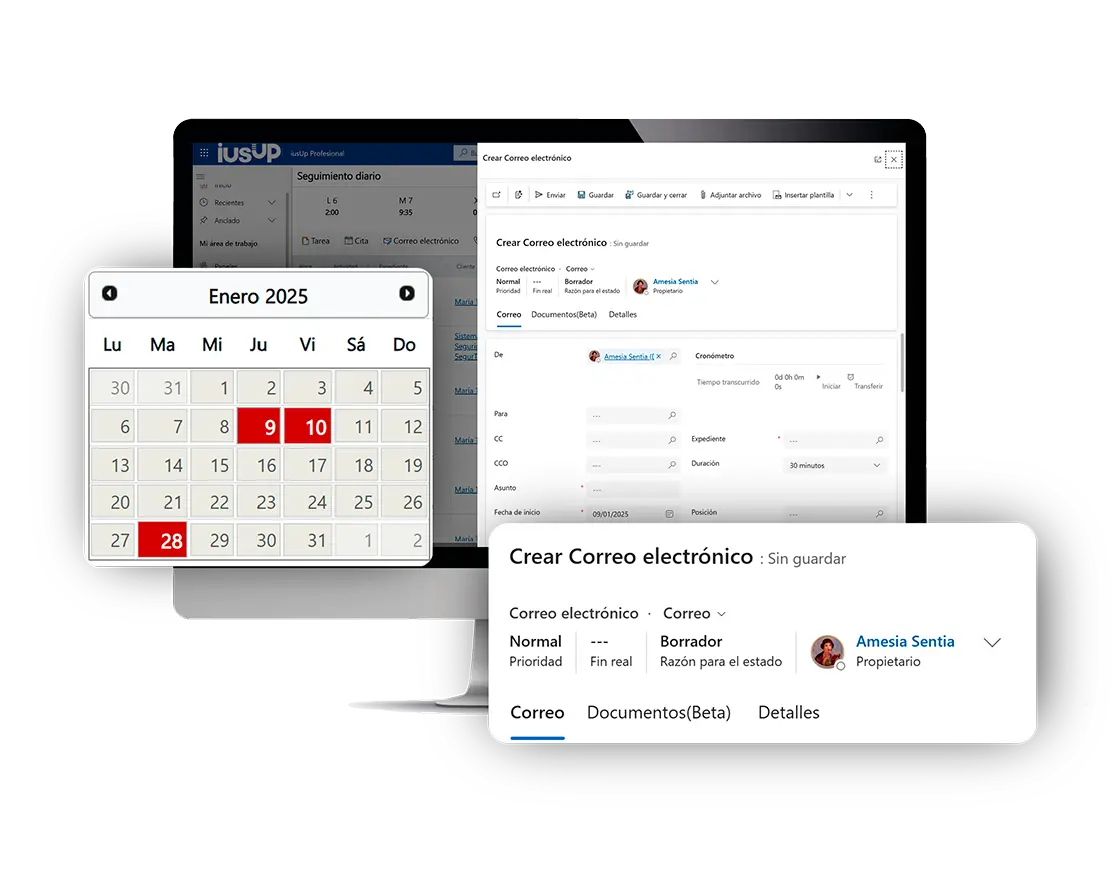Control de actividades y minutación: Seguimiento Diario