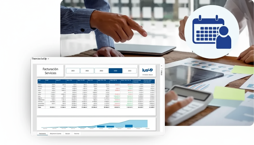 Te enseñamos cómo aprovechar la integración de Power BI con iusUp para mejorar la gestión operativa a través de la creación de paneles y gráficos interactivos, la optimización del análisis de los datos y la visualización de información clave para identificar tendencias y mejorar la gestión estratégica.